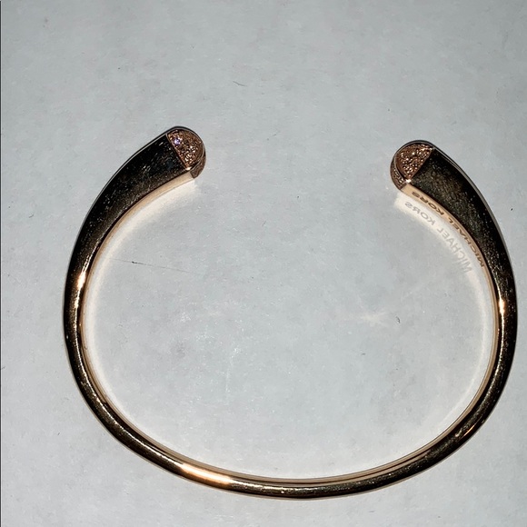 Michael Kors Sterling Silver & Pave Studed Cuff - Picture 4 of 12